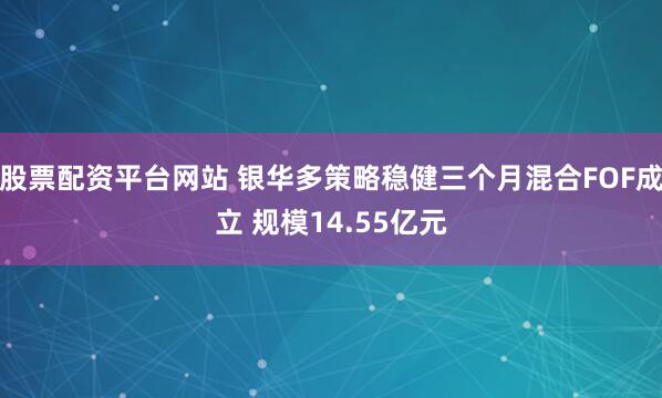 股票配资平台网站 银华多策略稳健三个月混合FOF成立 规模14.55亿元
